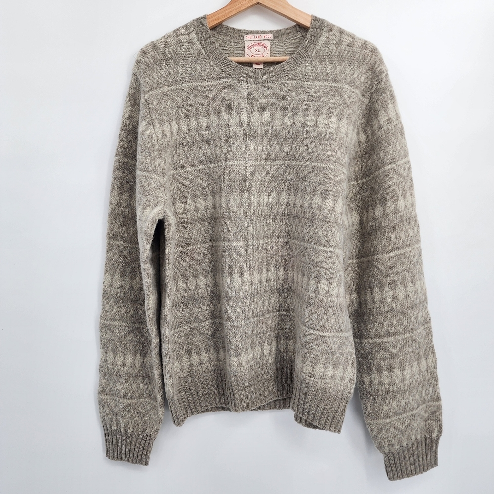 Brooks Brothers Shetland Wool Pullover Sweater